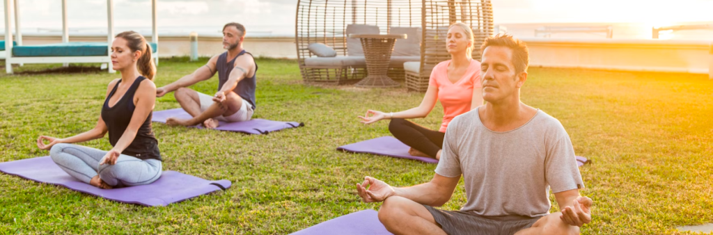 outdoor yoga